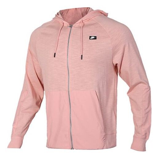 

Куртка Nike hooded Drawstring Sports Jacket coral red, красный