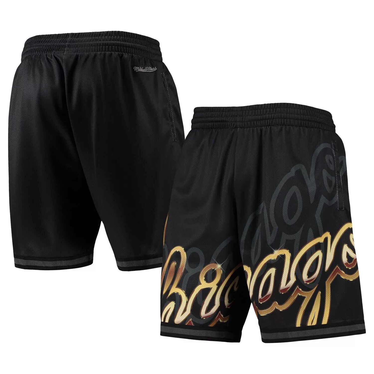 

Мужские модные шорты Mitchell & Ness Black Chicago Bulls Big Face 4.0