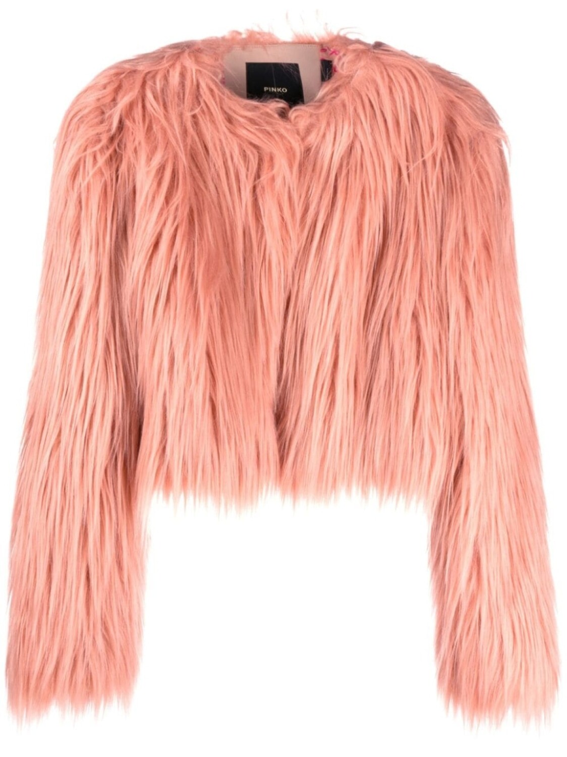 

PINKO толстовка с искусственным мехом, розовый