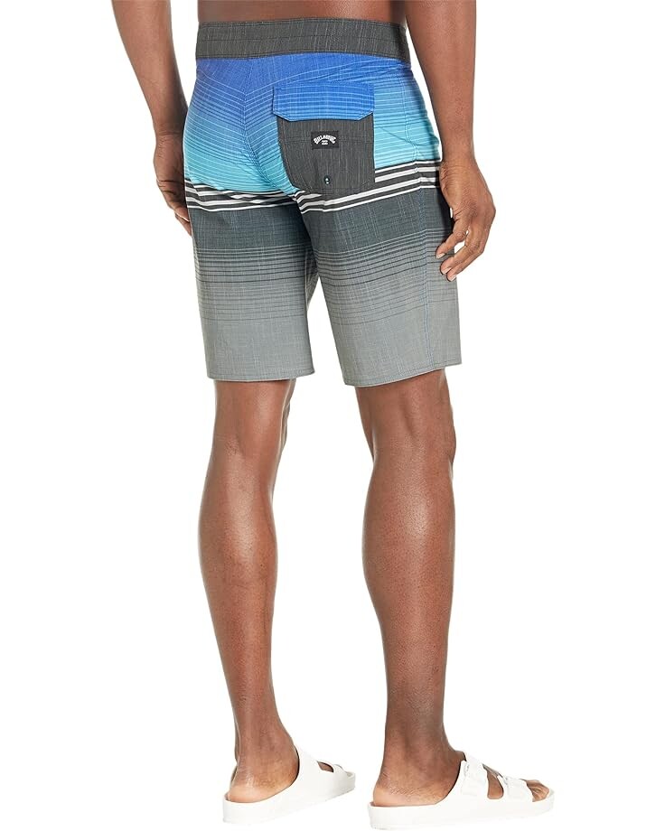 

Шорты для плавания Billabong All Day Heather Stripe Pro 20" Boardshorts, синий