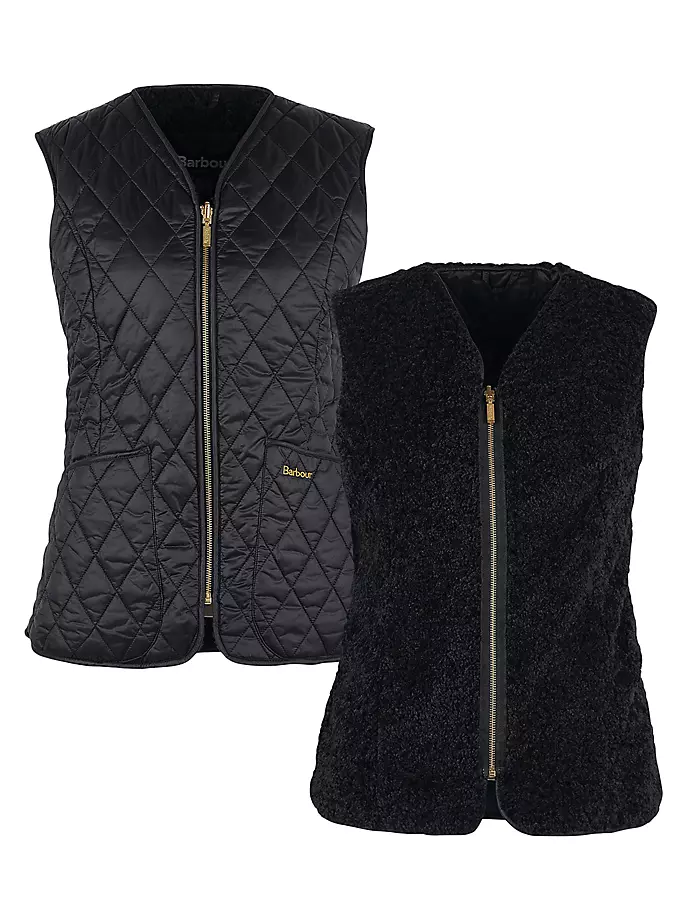 

Двусторонний жилет Markenfield с подкладкой Barbour, черный