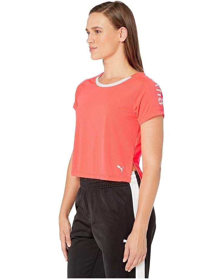 

Футболка PUMA Logo Graphic Tee, цвет Pink Alert
