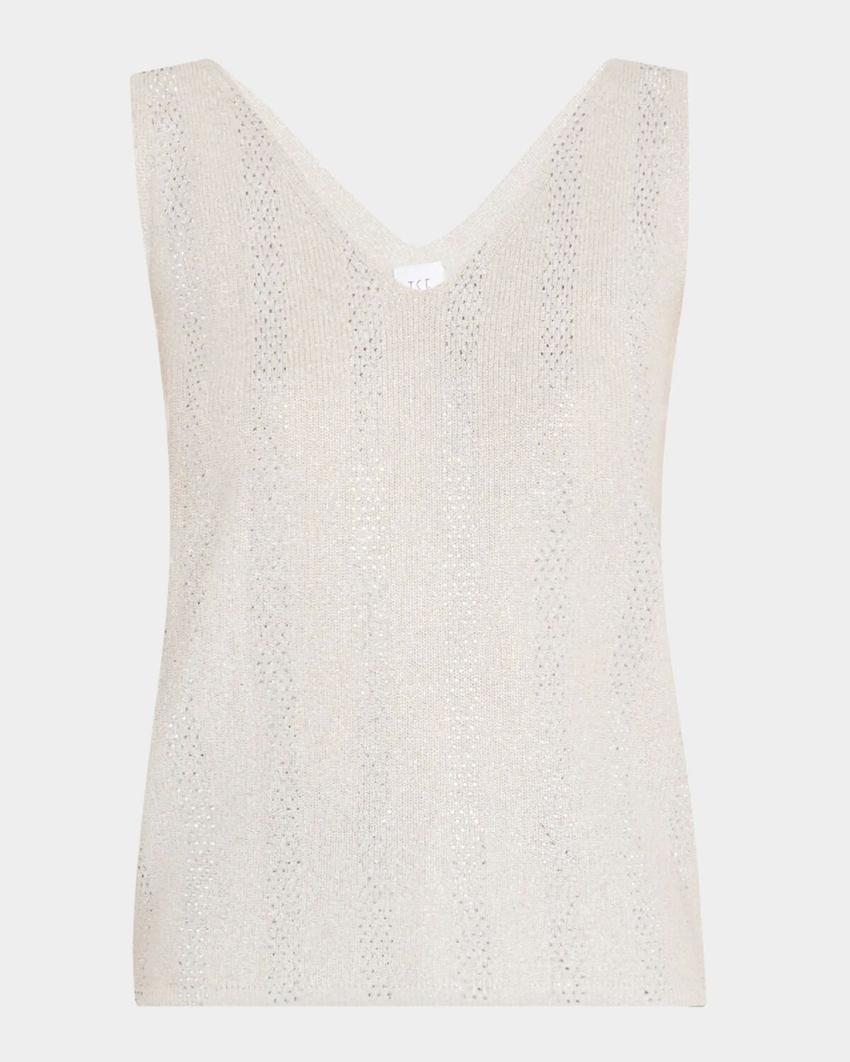

Хлопковая майка, украшенная стразами Tse Cashmere, цвет Platinum