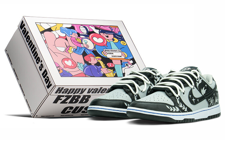 

Низкие кроссовки NBA x Nike Mens Dunk EMB Knicks Черный/Белый/Серый