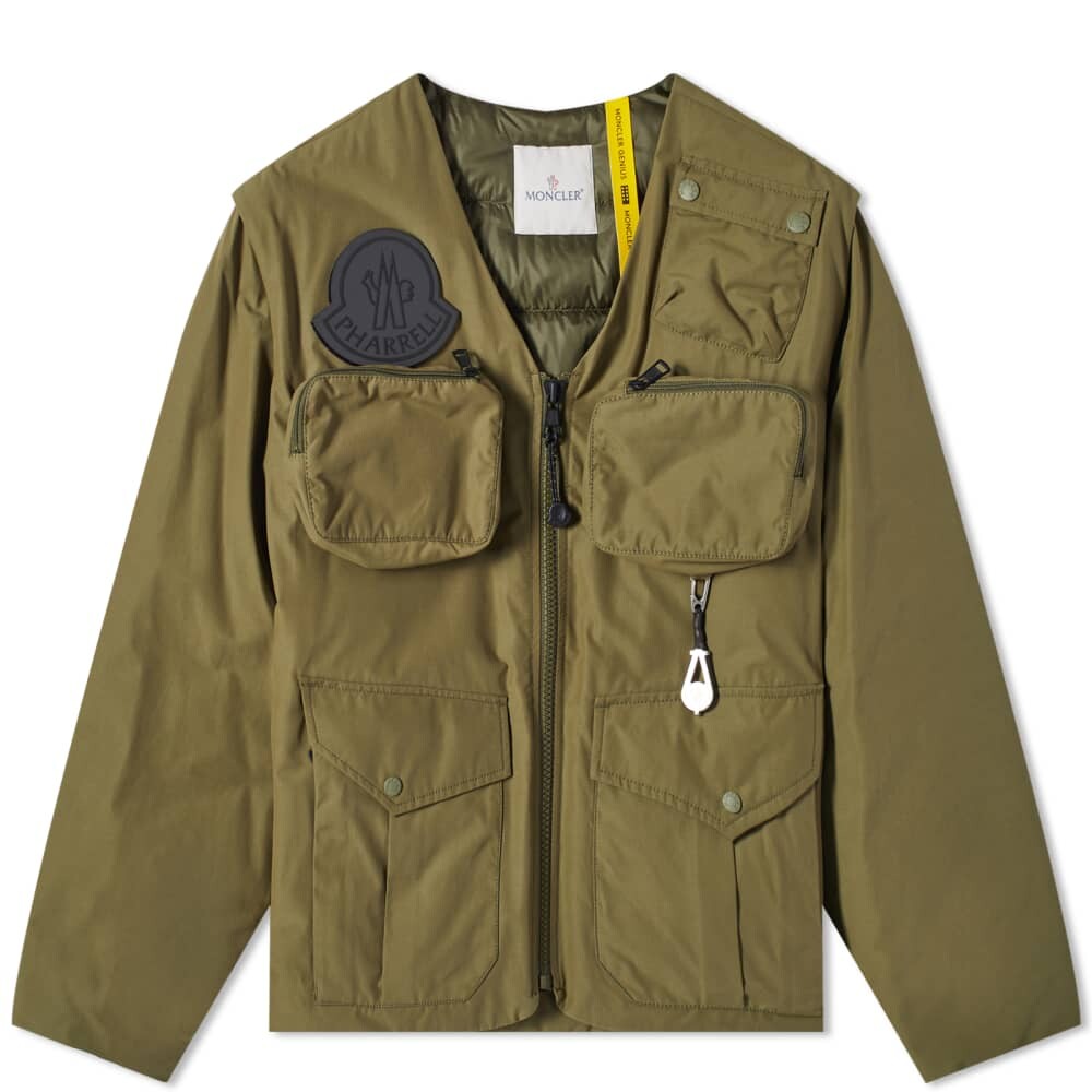 

Кленовая куртка Moncler Genius x Pharrell Williams, хаки
