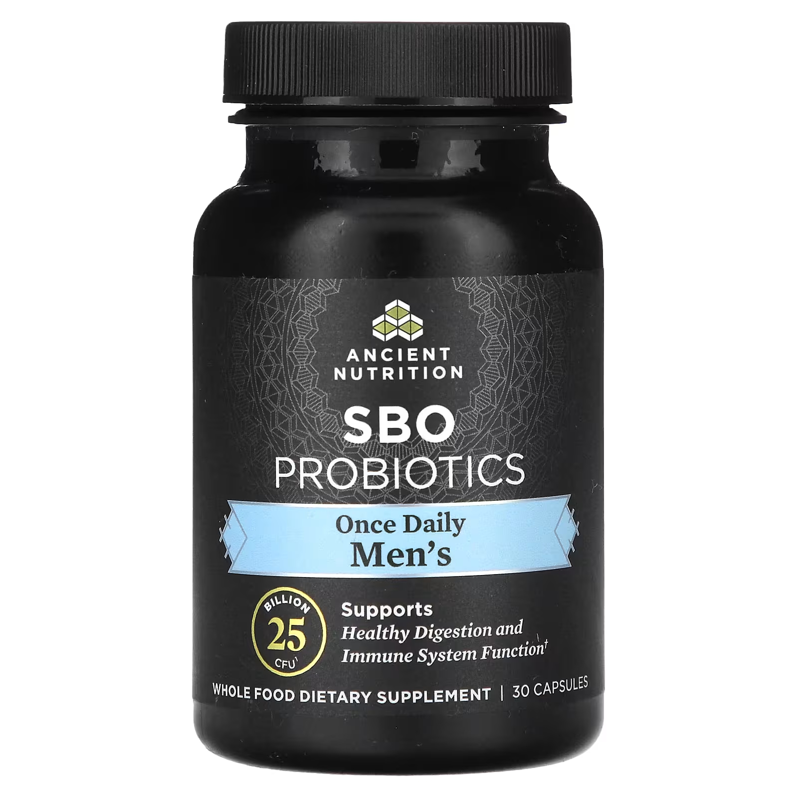 Пробиотики SBO для мужчин Ancient Nutrition, 25 миллиардов КОЕ, 30 капсул