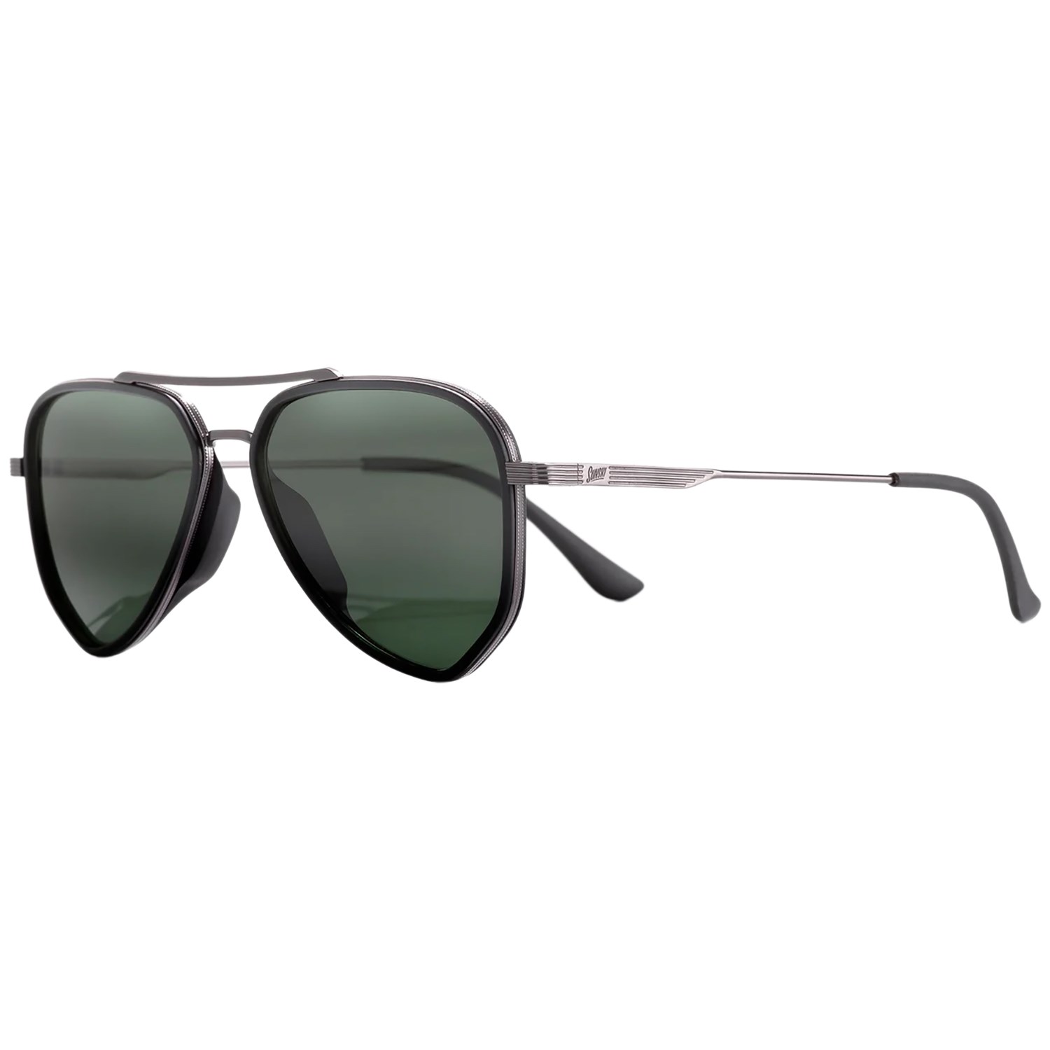 цена Солнцезащитные очки Sunski Astra, цвет Black/Forest Polarized