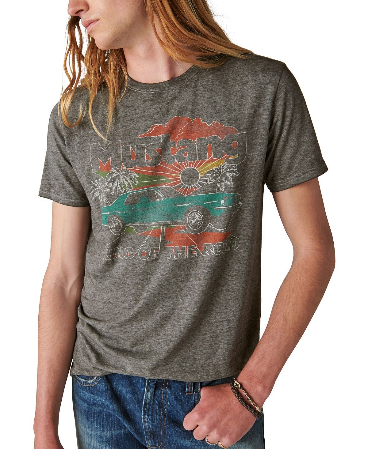 

Мужская футболка Mustang King с коротким рукавом Lucky Brand