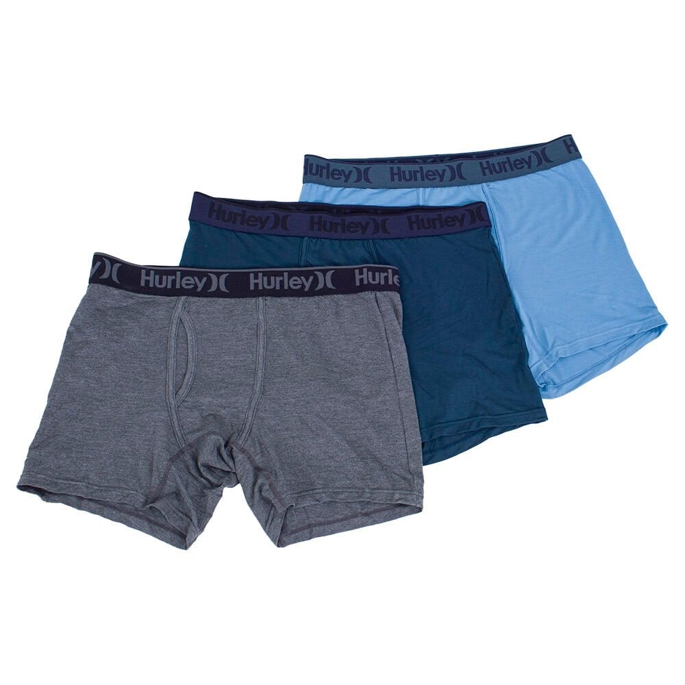 

Боксеры Hurley Supersoft 3 шт, серый