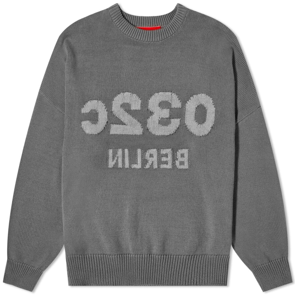 

032c Пуловер для селфи, серый