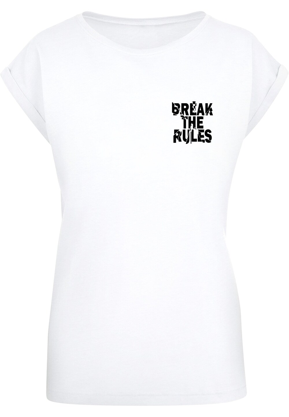 Рубашка Merchcode Break The Rules 2, белый рюкзак grizzly школьный анатомическая спинка для мальчиков break rules 42x31x22 см ru 132 2 2