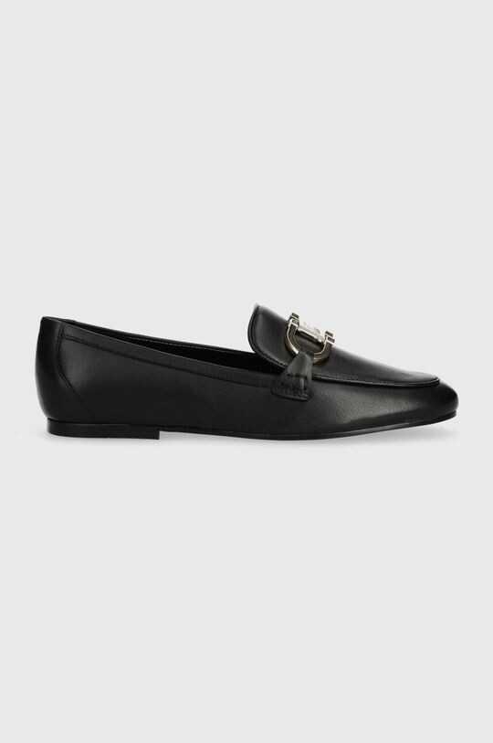 

Кожаные мокасины ISAAC Guess, черный