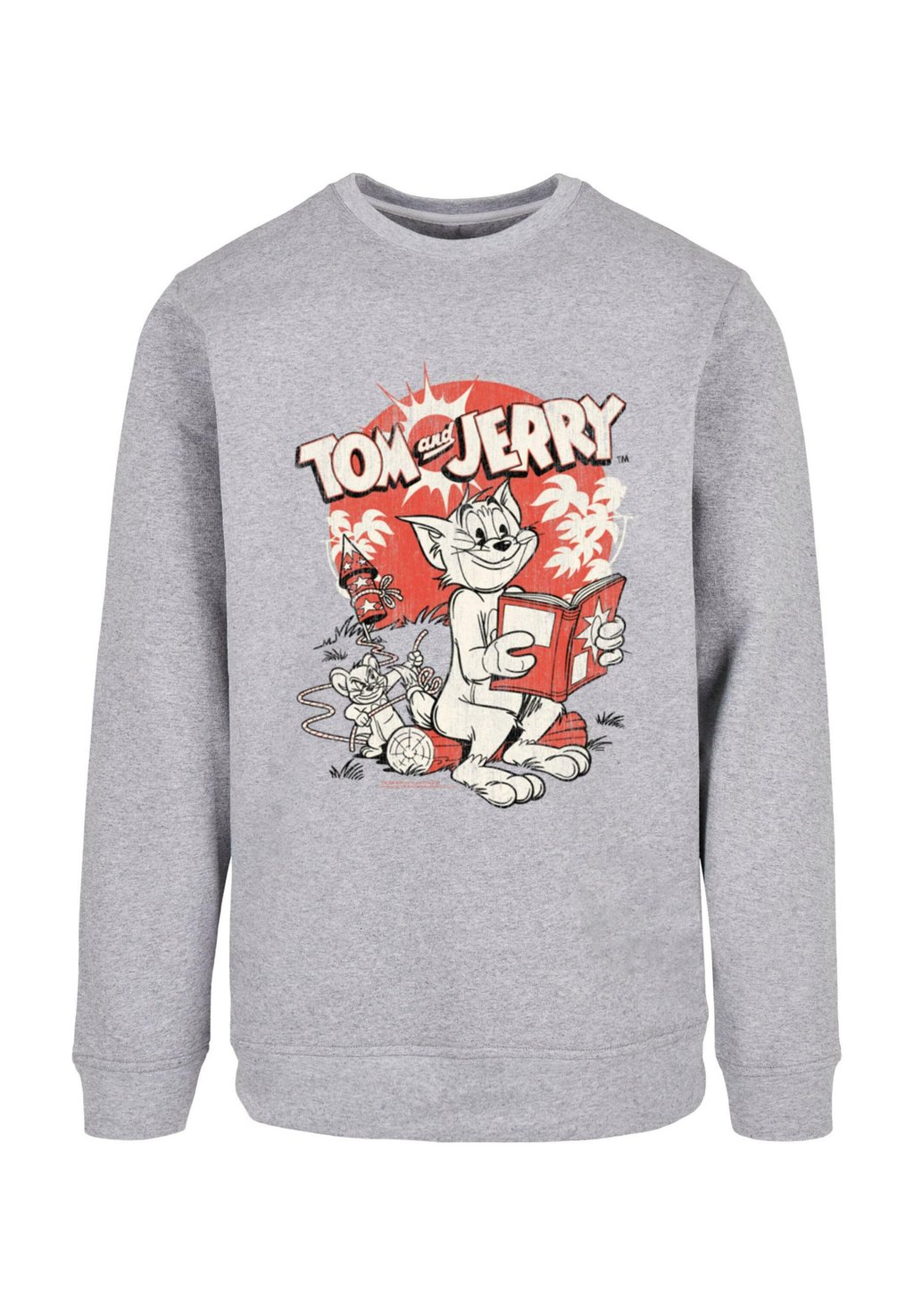 

Толстовка TOM AND JERRY ROCKET PRANK CREWNECK ABSOLUTE CULT, светло-серый