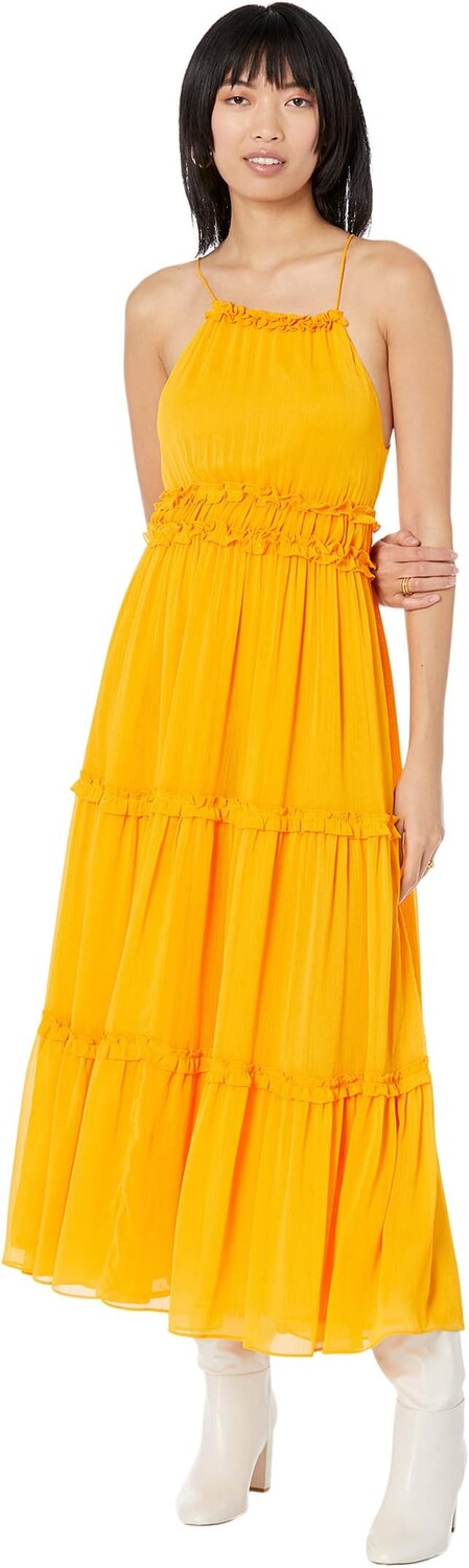

Платье Картер MANGO, цвет Medium Yellow