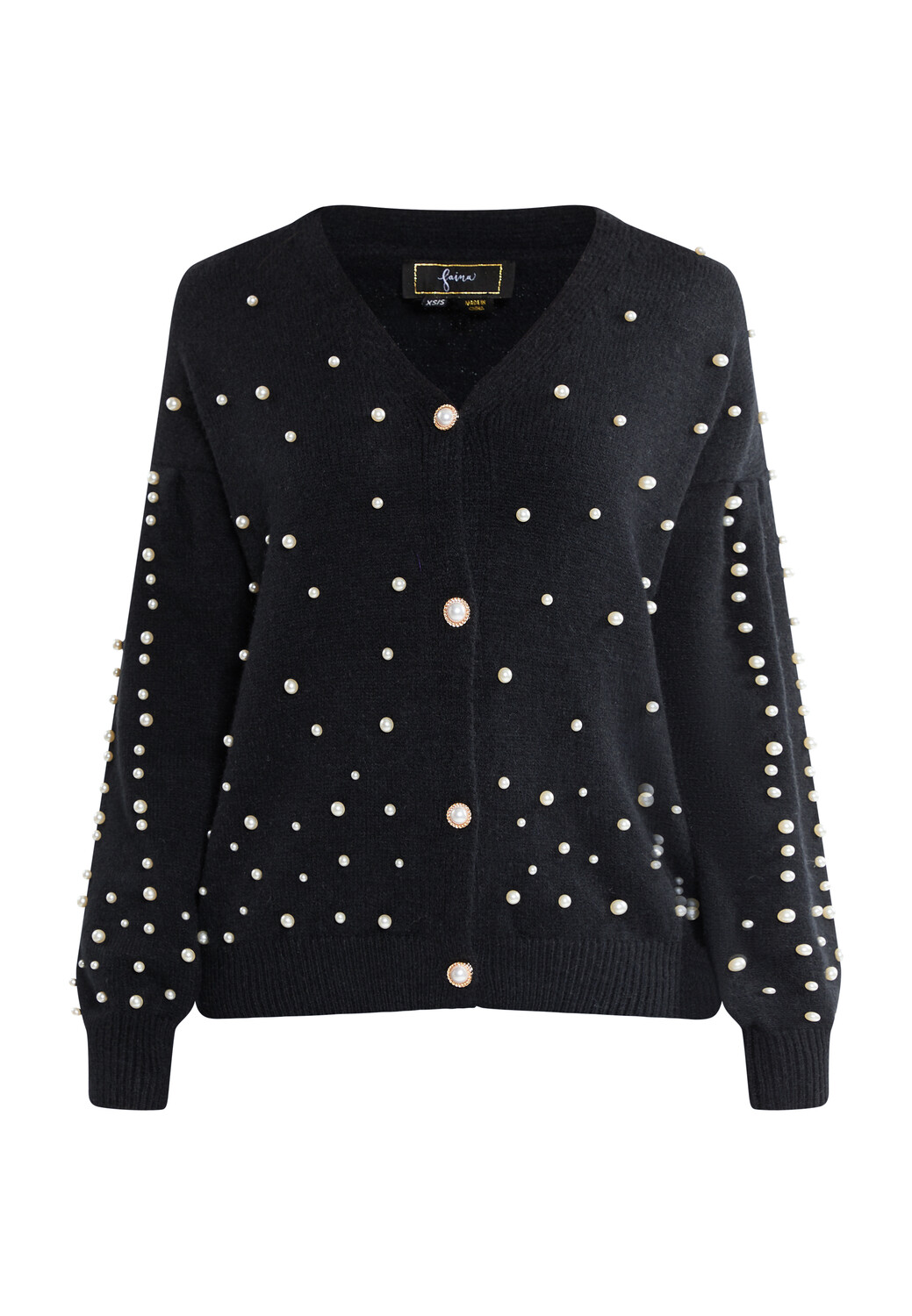 

Толстовка faina Strickjacke, черный