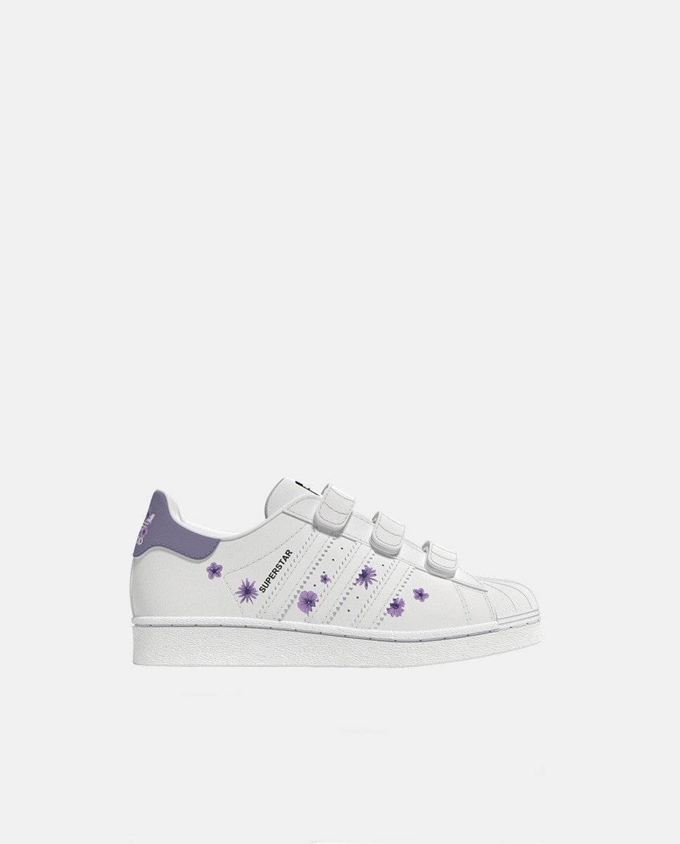 

Повседневные кроссовки для девочек adidas Originals Superstar CF adidas, белый