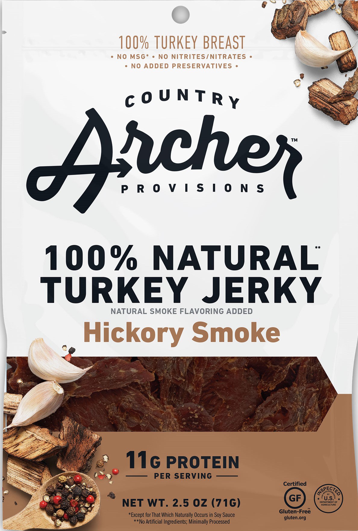 Вяленое мясо - 2,5 унции. Country Archer Jerky Co. noble jerky веганское вяленое мясо чипотле 70 г 2 47 унции