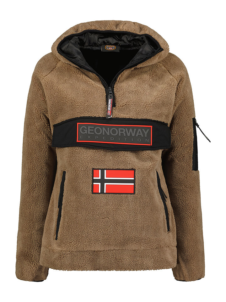 

Свитер Geographical Norway Fleece Upassia, светло-коричневый