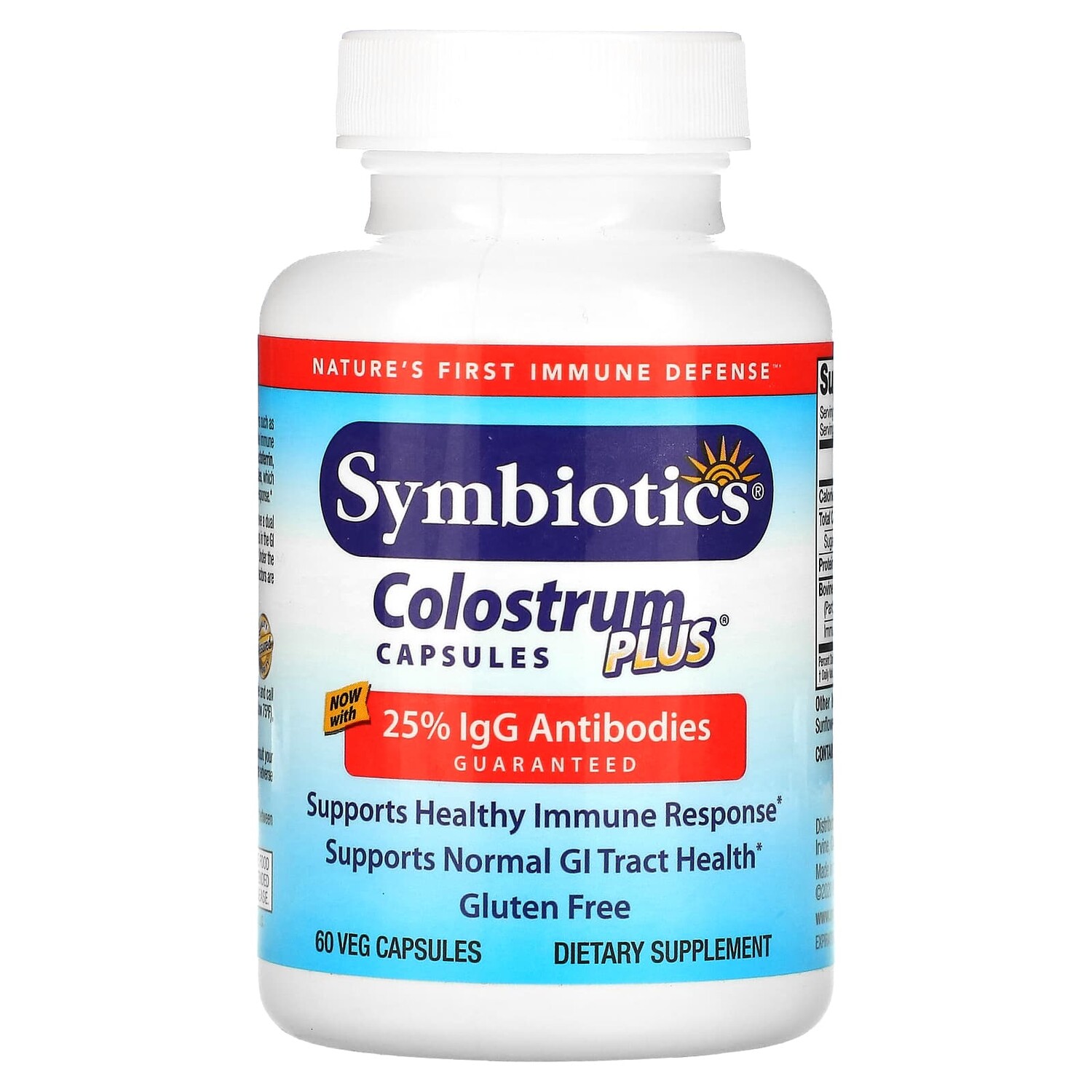 

Колострум Плюс, 60 капсул, Symbiotics
