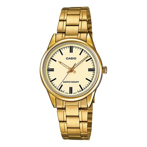 

Часы CASIO Female DRESS Japan / South Korea Fashion Waterproof Gold Analog, желтый