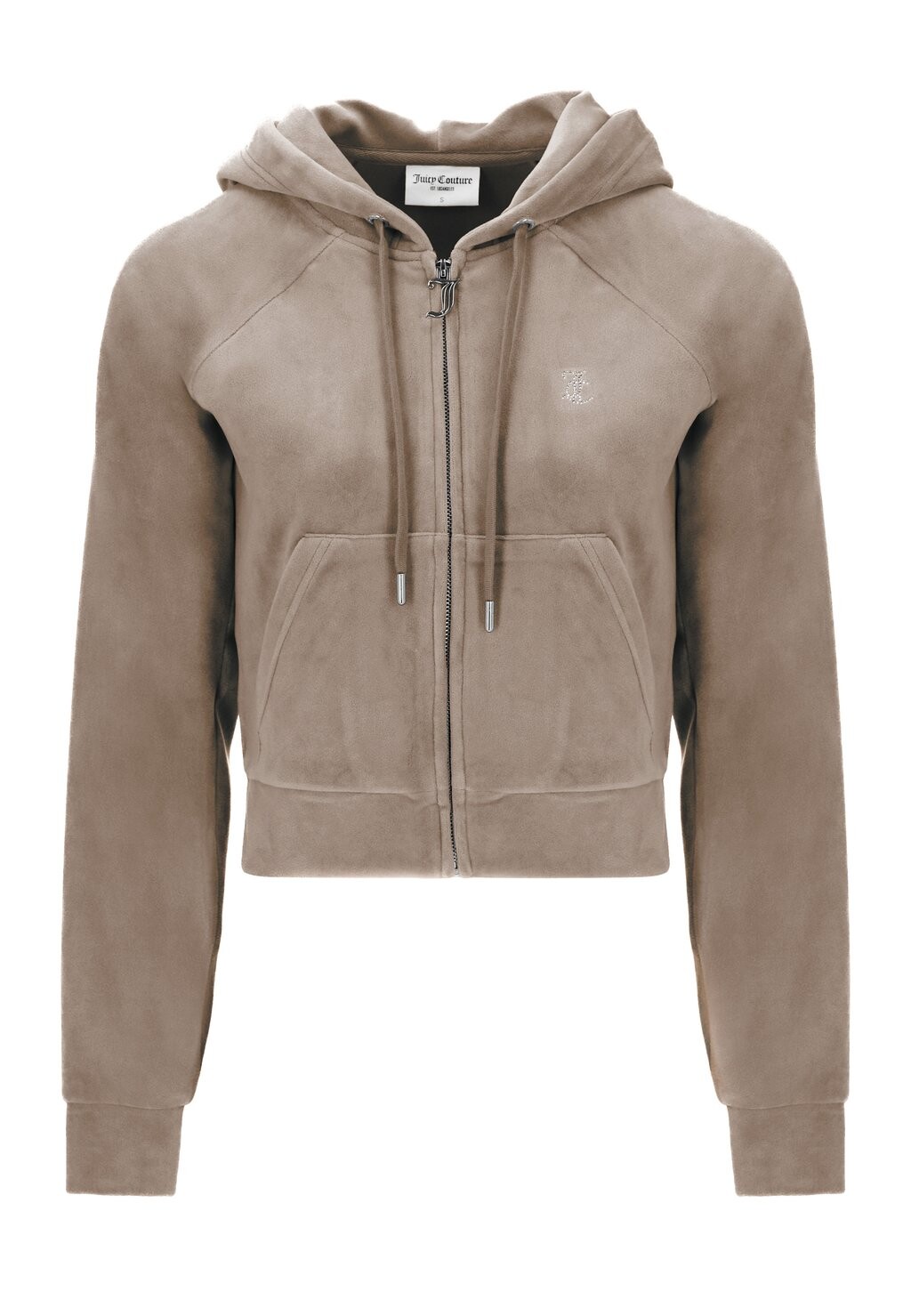 

Толстовка на молнии DIAMANTE HOODIE Juicy Couture, грибы