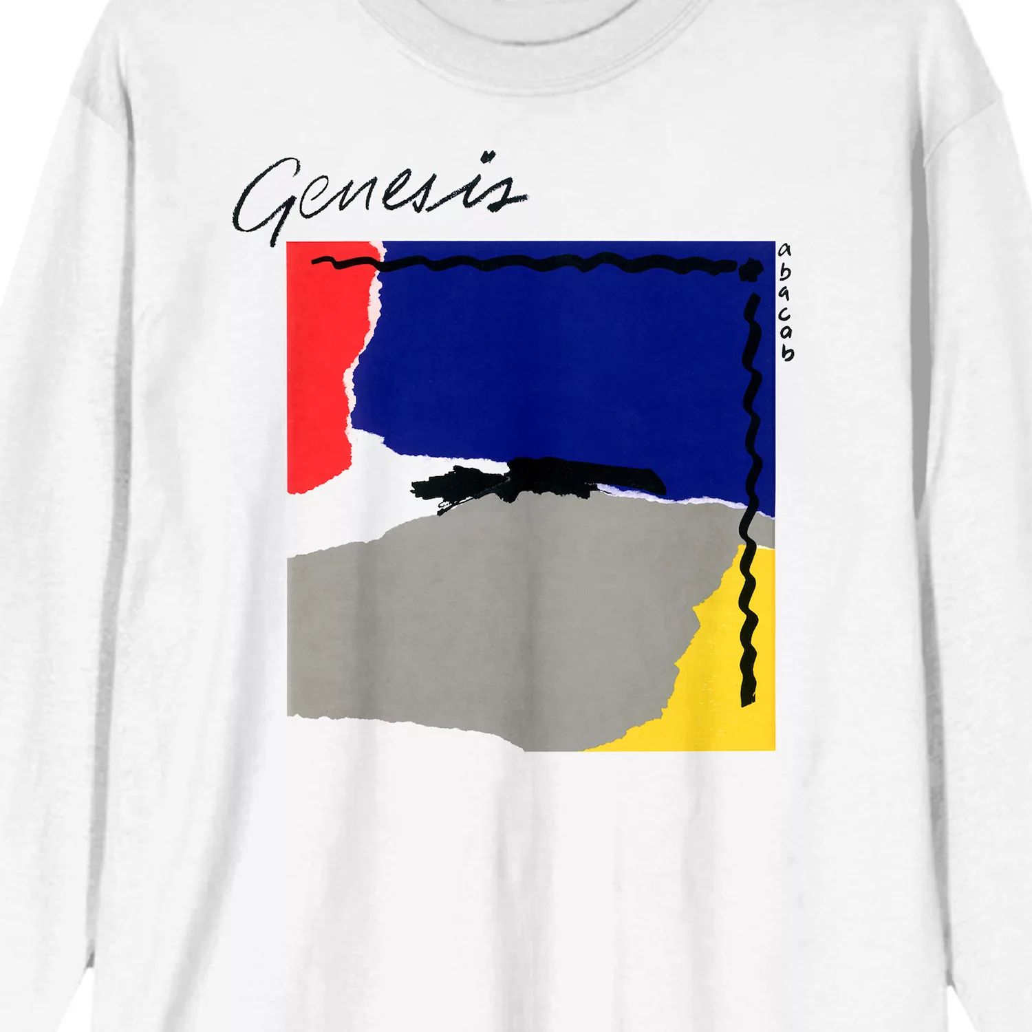 Мужская футболка с рисунком Genesis Abacab Album Licensed Character