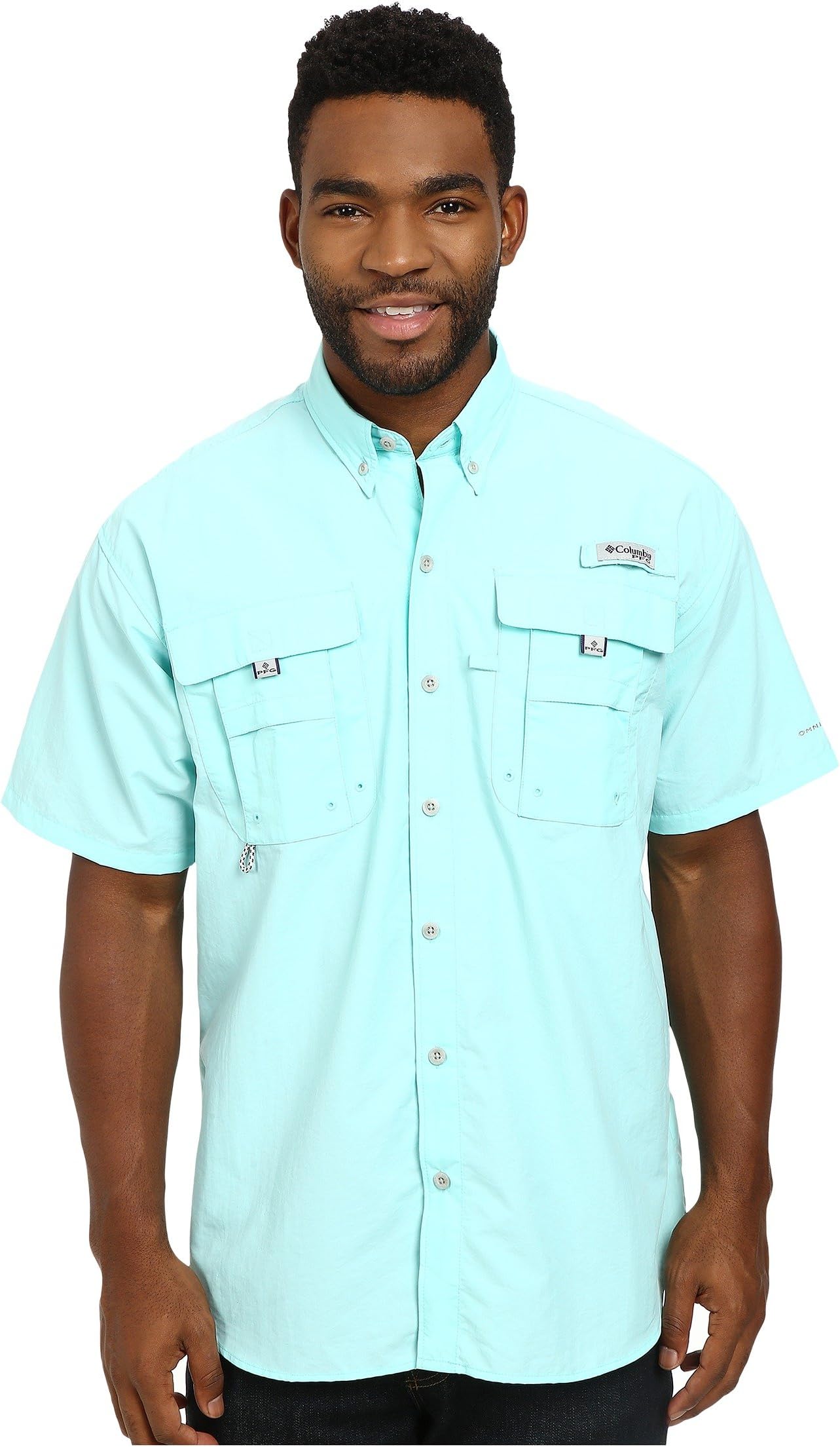 Рубашка с коротким рукавом Bahama II Columbia, цвет Gulf Stream