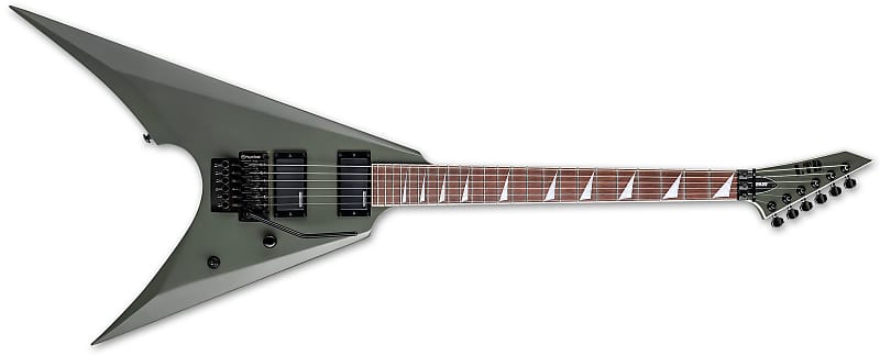 Электрогитара ESP Ltd Arrow-200 FR Electric Guitar, Military Green Satin