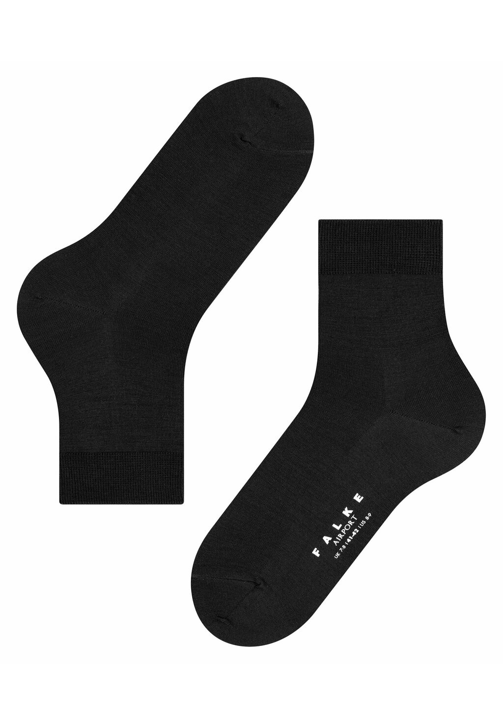 Носки AIRPORT KURZSOCKEN BUSINESS & CASUAL FALKE, черные носки falke business airport коричневый