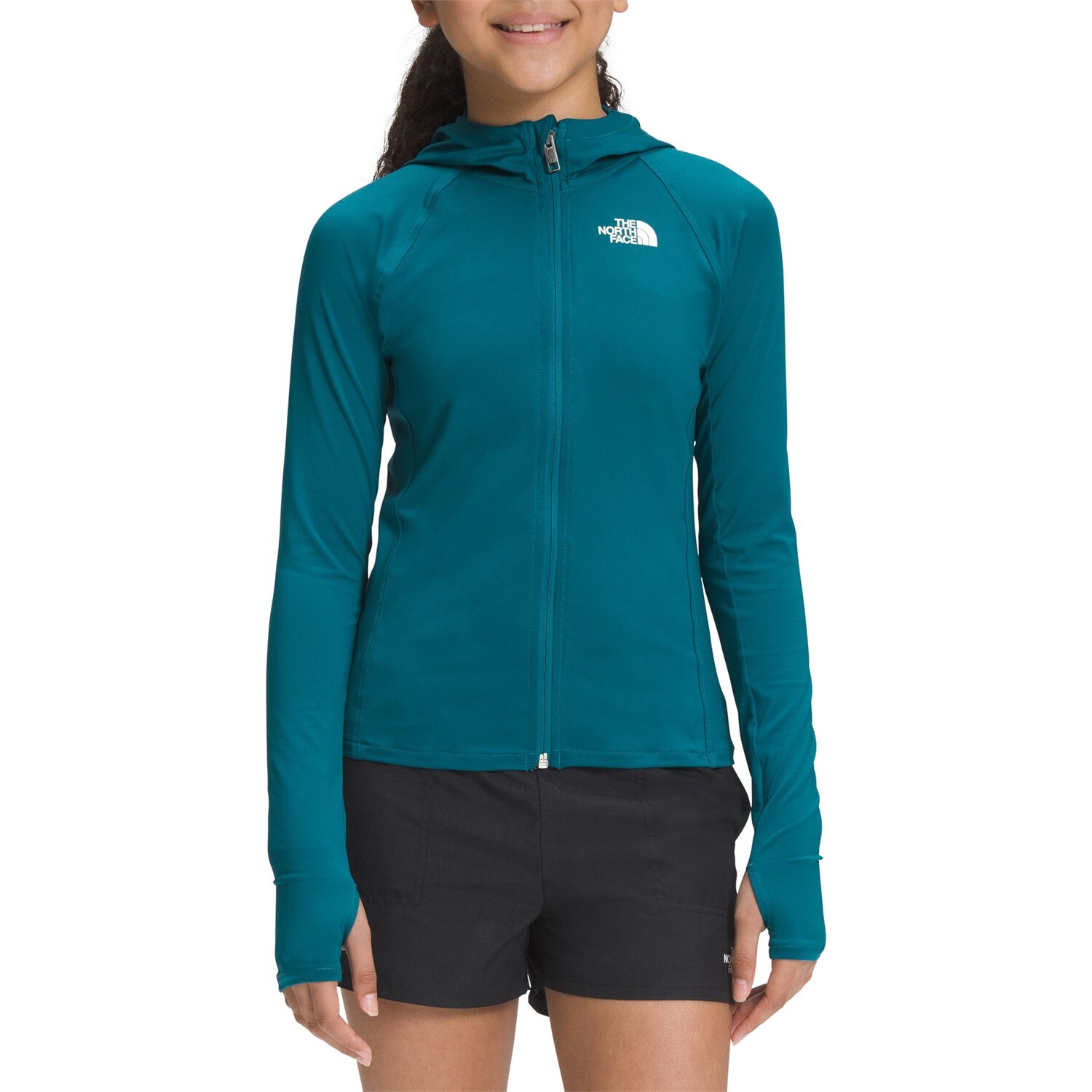 

Худи The North Face Amphibious Full Zip Sun, цвет Blue Coral
