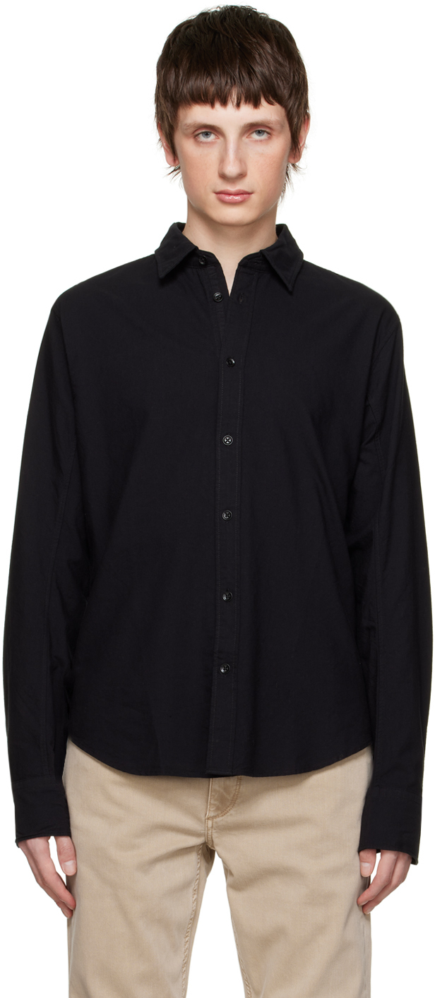 Черная дизайнерская рубашка Rag & Bone