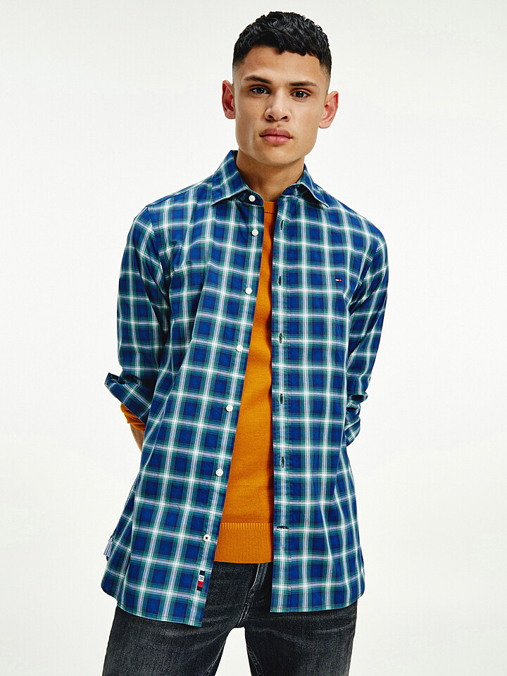 

Рубашка Tommy Hilfiger, синий