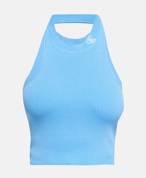 

Вязаный топ Calvin Klein Jeans, синий