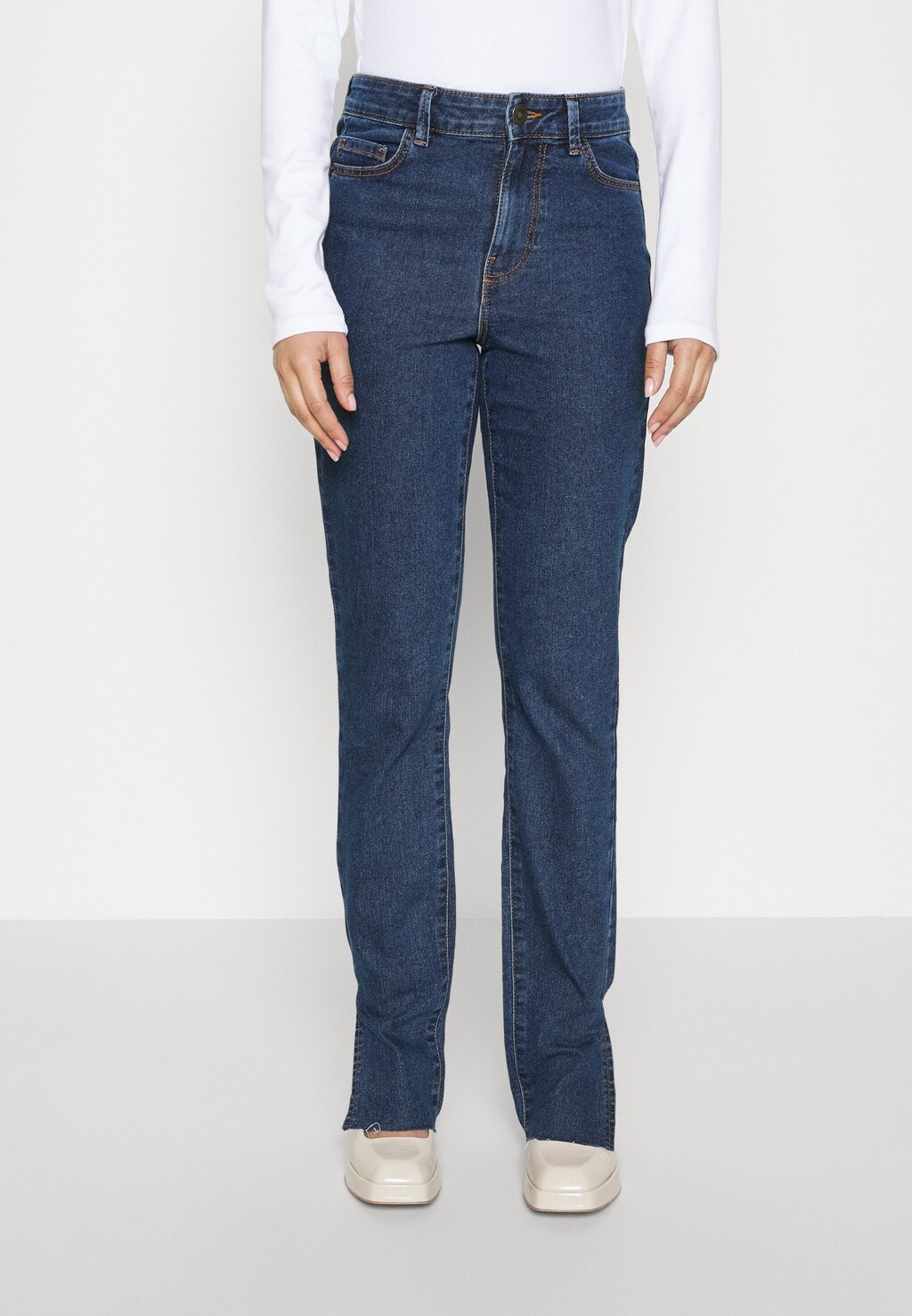 

Джинсы Skinny Fit Pieces Petite, темно-синий