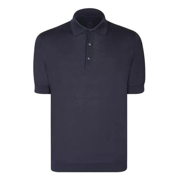 

Футболка cotton polo shirt Lardini, синий
