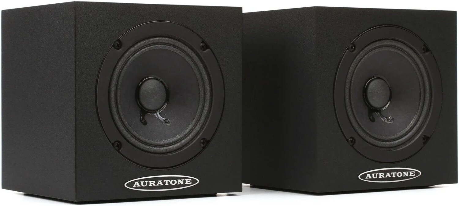 

Auratone 5C Super Sound Cubes (пара) 4,5-дюймовый пассивный эталонный монитор, пара — черный