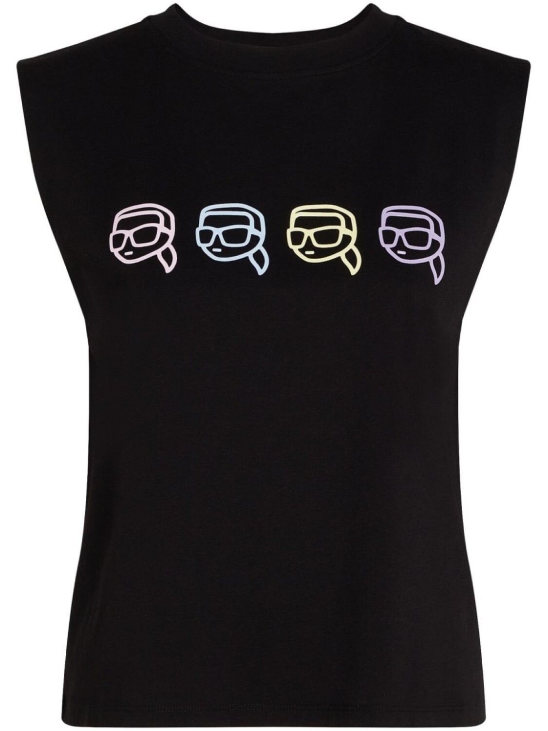 

Karl Lagerfeld топ Ikonik Outline, черный