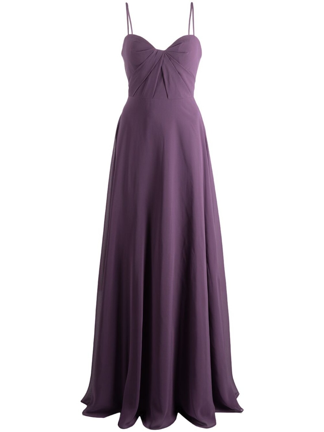 

Платье макси с драпировкой Marchesa Notte Bridesmaids, фиолетовый