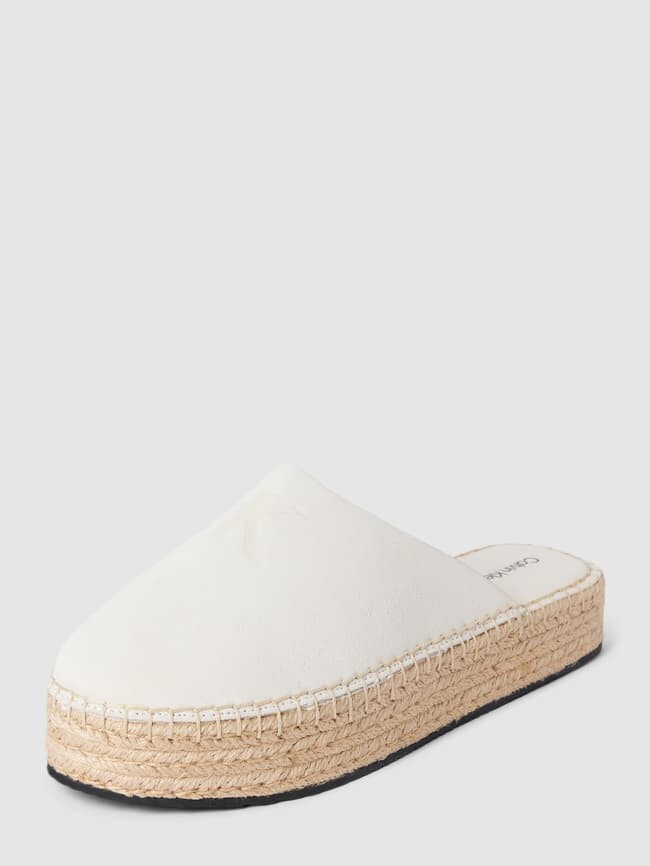 

Мюли кожаные на платформе, модель ROPE Calvin Klein Jeans, белый