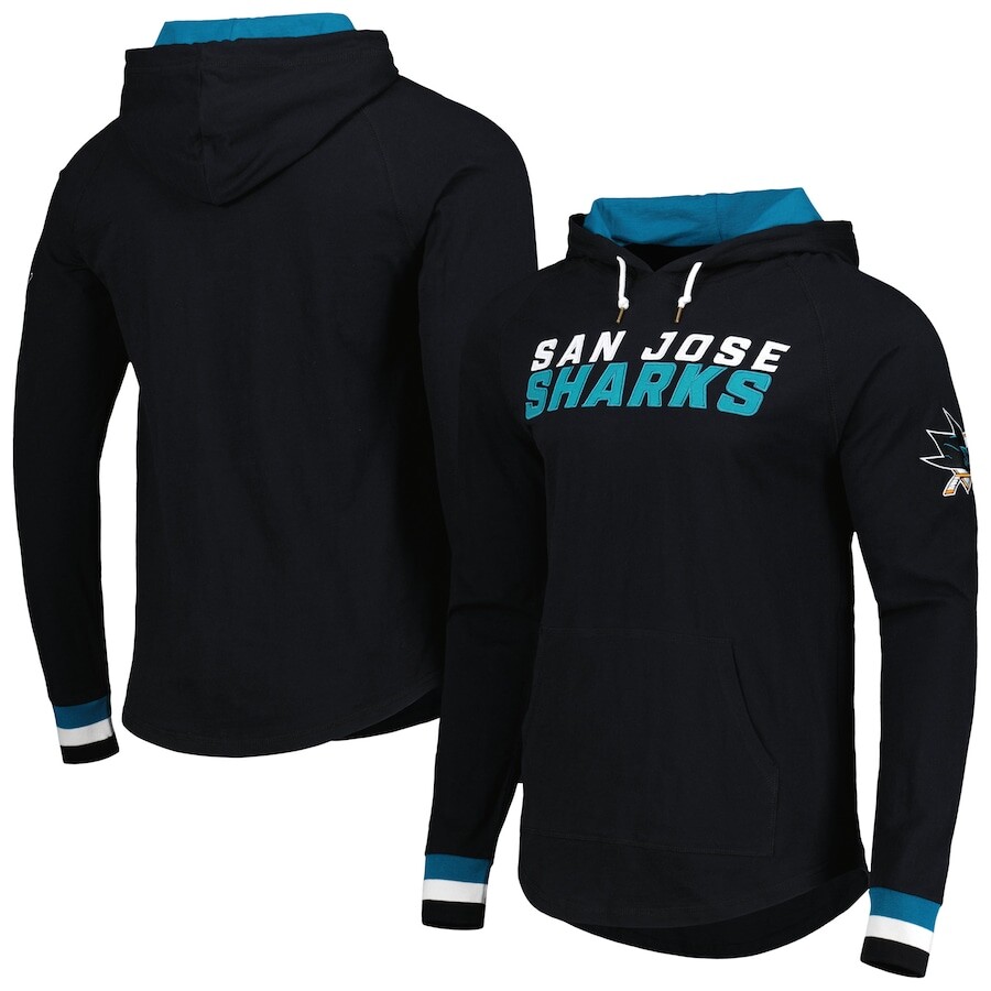 

Футболка с длинным рукавом Mitchell & Ness San Jose Sharks, черный