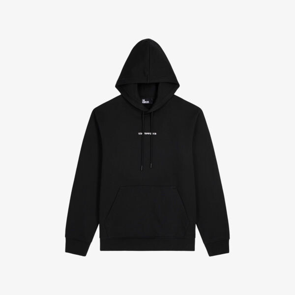 

Хлопковая толстовка с логотипом и текстовым принтом The Kooples, черный