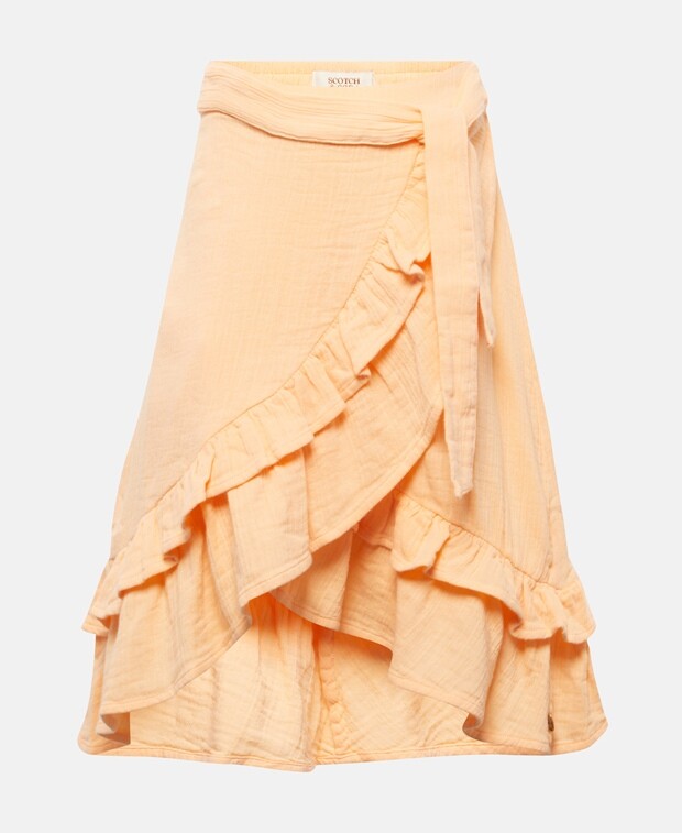 

Органик юбка Scotch & Soda, персик