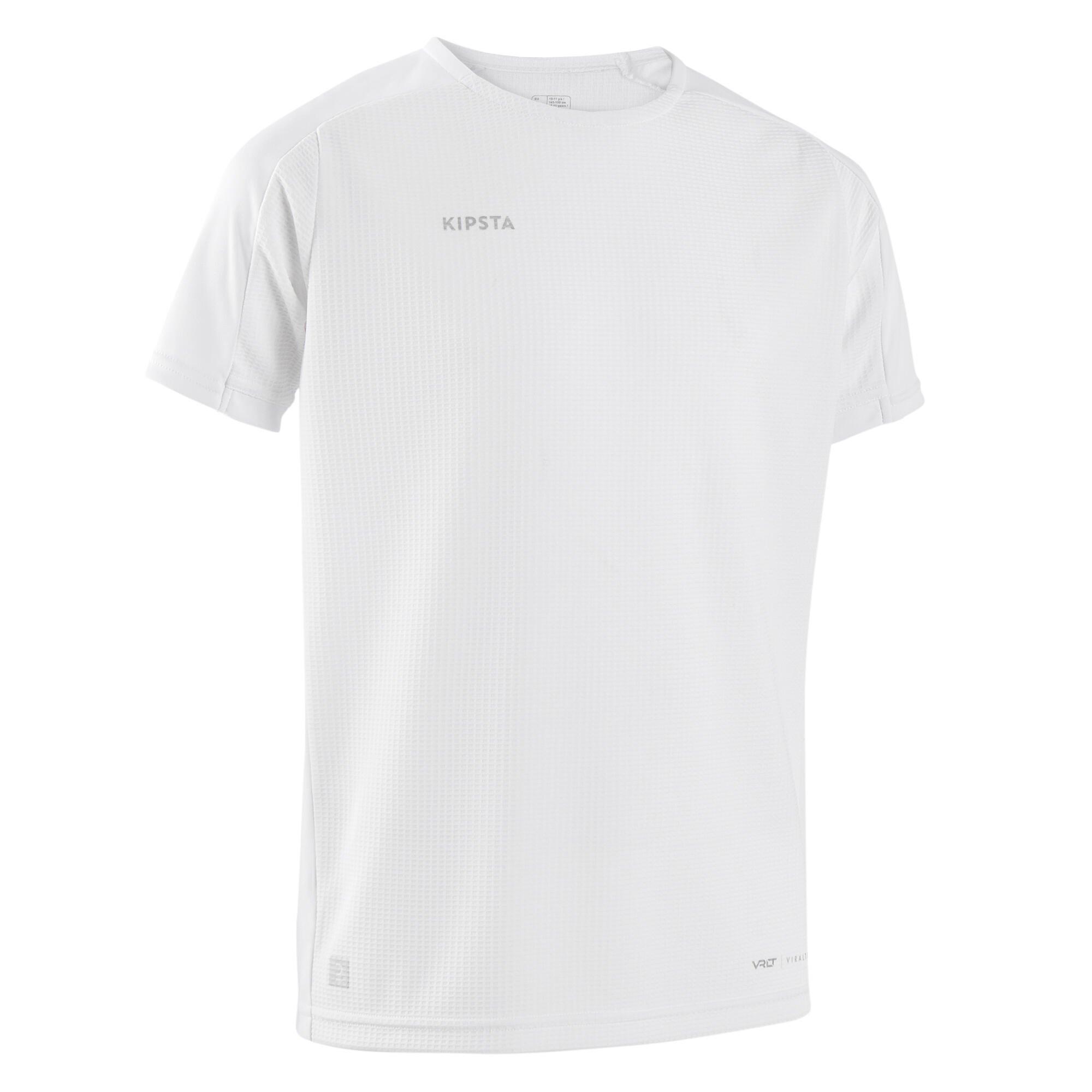 Футбольная рубашка с короткими рукавами Decathlon Viralto Solo Kipsta, белый