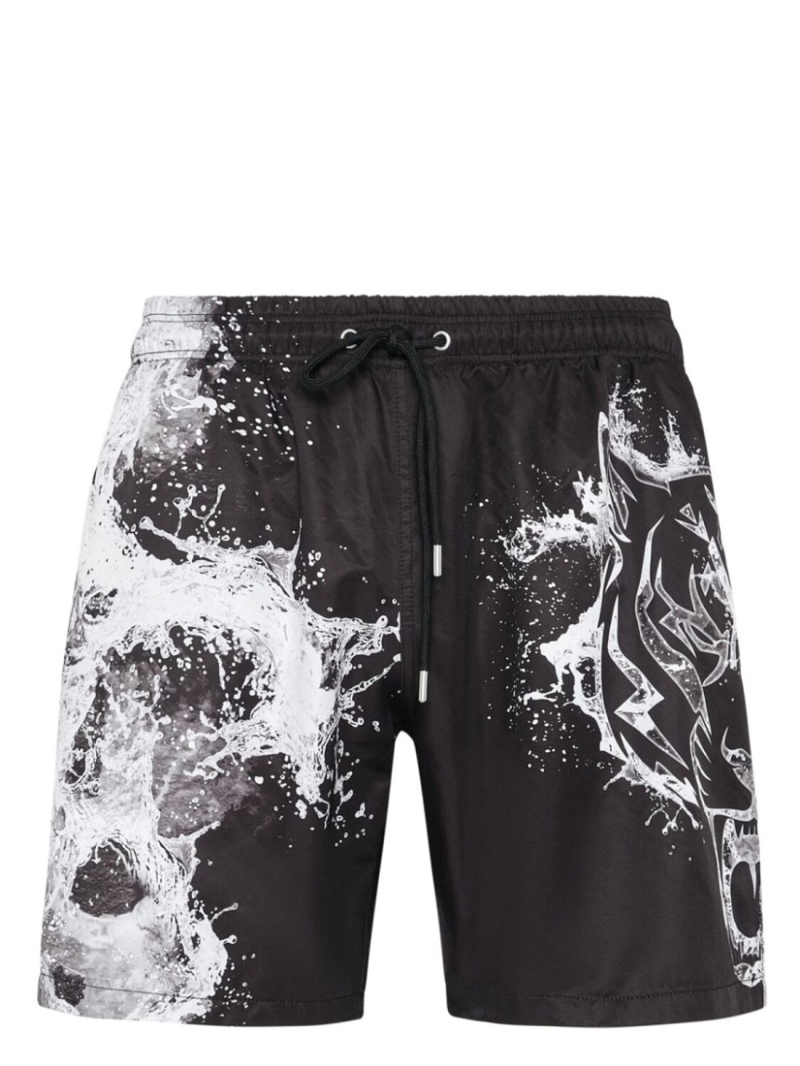 

Plein Sport плавки-шорты Splash Extreme с кулиской, черный