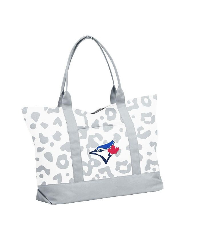 

Женская сумка-тоут Toronto Blue Jays с леопардовым узором Logo Brands, белый