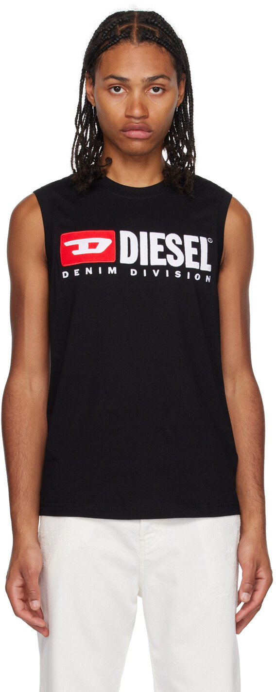 

Черная майка Diesel T-Isco-Div