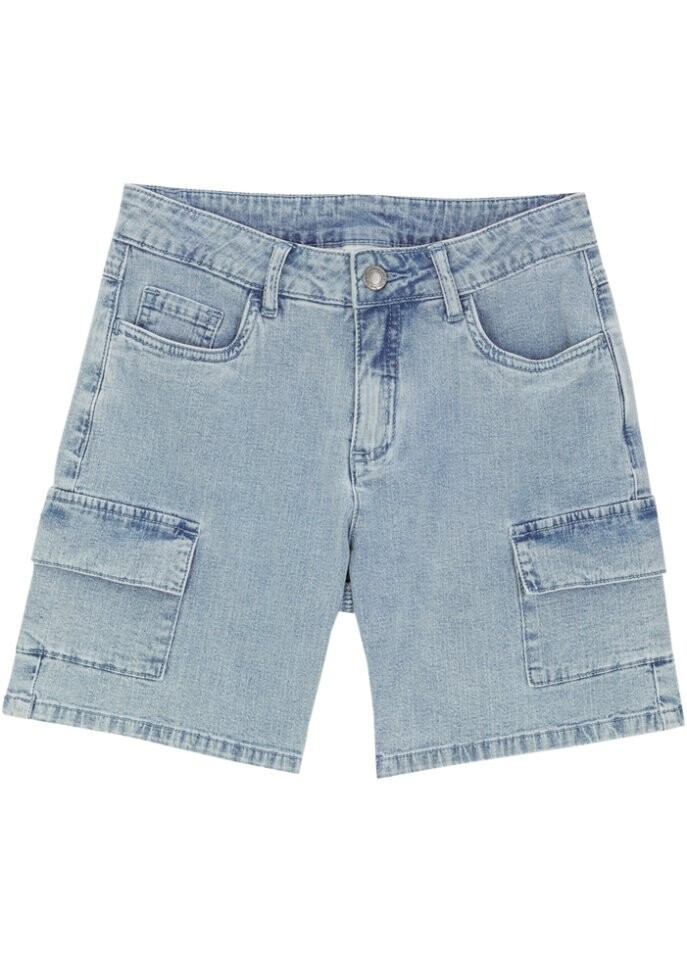

Джинсовые шорты карго для девочек John Baner Jeanswear, синий