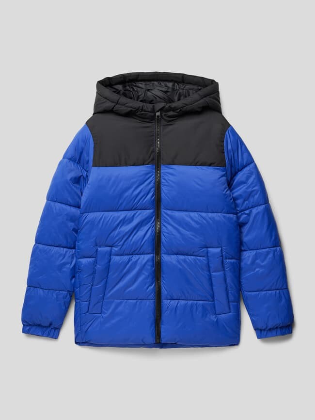 

Стеганая куртка с деталью лейбла модель "ETOBY" Jack & Jones, синий