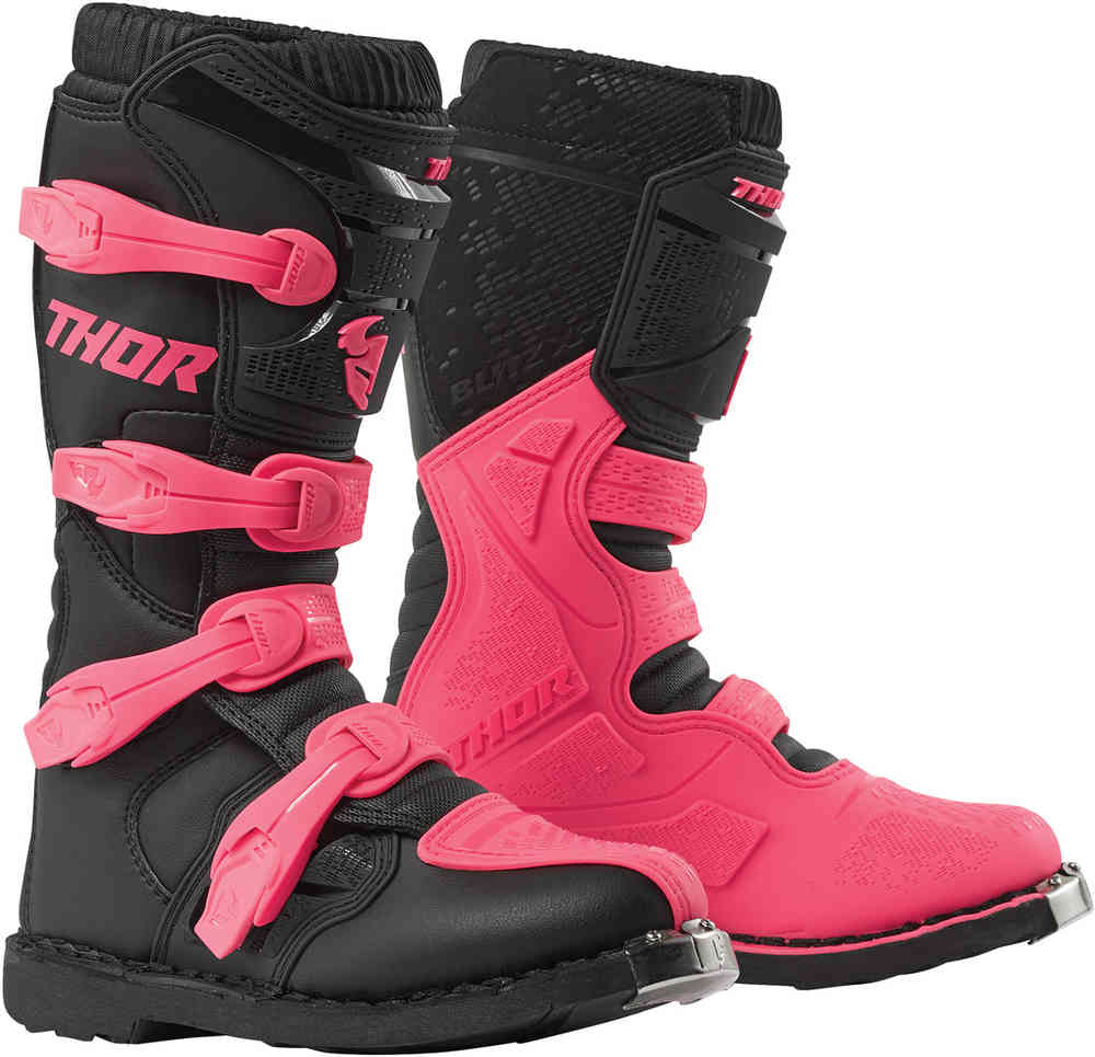 цена Женские ботинки для мотокросса Blitz XP Thor, черный/розовый