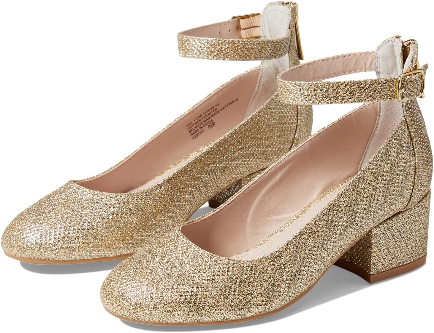 

Туфли Nina Kids Lennie, цвет Platino Sparkle Fabric
